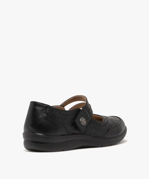 Ballerines confort à double bride scratch femme vue4 - G'FLEX - GEMO