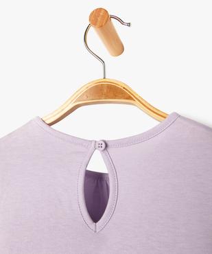 Tee-shirt à manches longues à motif pailleté bébé fille vue3 - GEMO 4G BEBE - GEMO