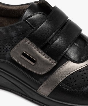 Derbies confort look sport à bride scratch femme vue7 - G'FLEX - GEMO