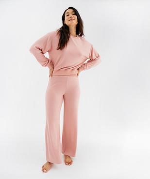 Pyjama pantalon large femme vue4 - GEMO 4G FEMME - GEMO
