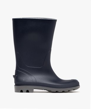 Bottes de pluie femme unies à semelle crantée vue7 - FOLLOW ME - GEMO