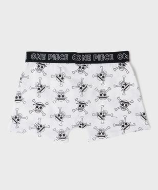 Boxers en coton stretch motif manga garçon (lot de 2) - One Piece vue3 - ONE PIECE - GEMO