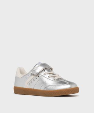 Baskets métallisées fermeture scratch fille - Chipie vue2 - CHIPIE - GEMO