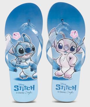 Tongs Stitch à brides pailletées femme - Disney vue1 - LILO & STITCH - GEMO