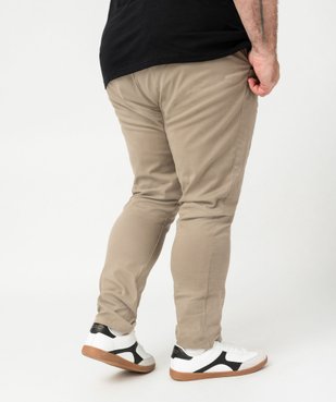 Pantalon chino coupe Slim homme vue6 - GEMO 4G HOMME - GEMO