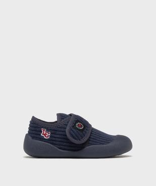 Chaussons rythmiques à scratch garçon - LuluCastagnette vue1 - LULUCASTAGNETTE - GEMO