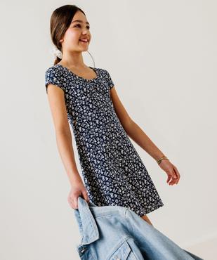 Veste en jean courte fille vue9 - GEMO 4G FILLE - GEMO
