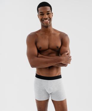 Boxer en coton stretch homme (lot de 2) vue4 - GEMO 4G HOMME - GEMO