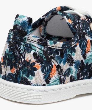Baskets fille en toile à bout renforcé fermeture lacets vue6 - GEMO (ENFANT) - GEMO