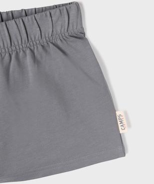 Pyjashort bicolore avec inscription XXL fille - Camps United vue3 - CAMPS - GEMO