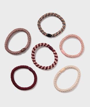 Elastiques larges pour les cheveux (lot de 6) vue1 - GEMO (ACCESS) - GEMO