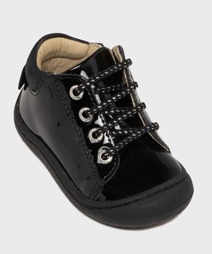 Chaussures premiers pas dessus cuir verni bébé fille - NA! vue5 - NA! GEMO FOR GOOD - GEMO