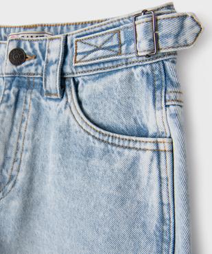 Jean barrel délavé taille haute fille - Camps United vue2 - CAMPS - GEMO