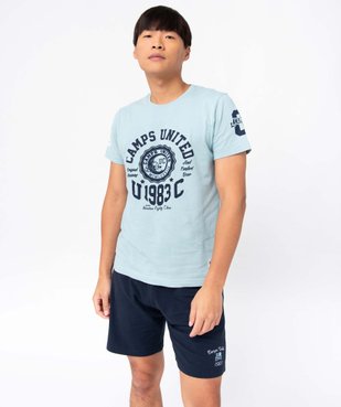 Pyjashort homme imprimé - Camps United vue1 - CAMPS UNITED - GEMO