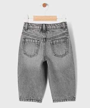 Jean large avec taille ajustable bébé garçon vue3 - GEMO(BEBE DEBT) - GEMO