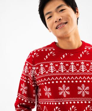 Pull imprimé spécial Noël homme vue3 - GEMO (HOMME) - GEMO
