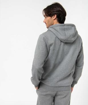 Sweat zippé à capuche homme vue2 - GEMO 4G HOMME - GEMO