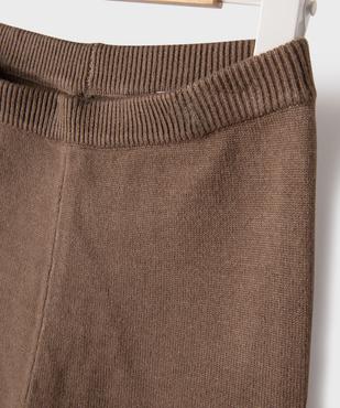Pantalon large en maille tricotée bébé fille vue2 - GEMO 4G BEBE - GEMO