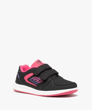 Baskets fille à détails contrastés fermeture scratch - Umbro vue2 - UMBRO - GEMO