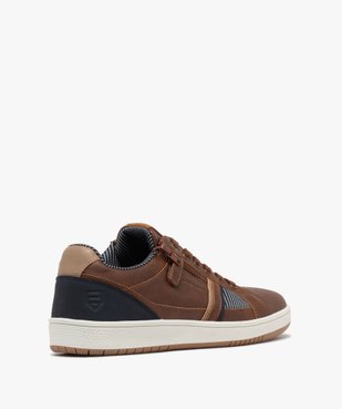Baskets basses à lacets au look urbain homme vue5 - URBAN STEPS - GEMO