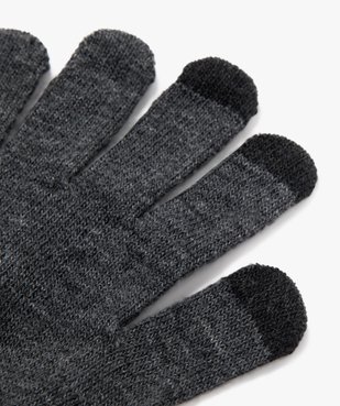 Gants garçon compatibles écrans tactiles (lot de 2 paires) vue3 - GEMO (JUNIOR) - GEMO