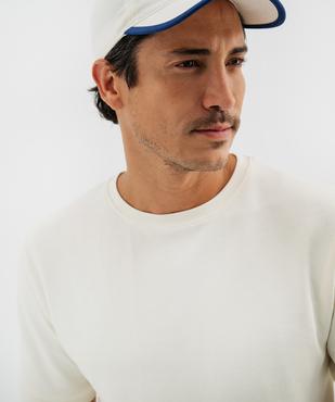 T-shirt uni col rond homme - NINES vue2 - NINES - GEMO