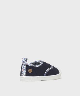 Tennis en toile à semelle fine et bout couvert fille - LuluCastagnette vue4 - LULUCASTAGNETTE - GEMO