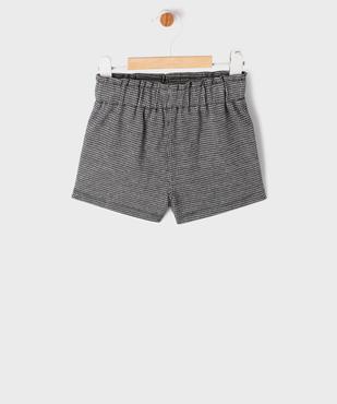 Short à motif pied de poule avec taille ajustable bébé fille vue3 - GEMO(BEBE DEBT) - GEMO