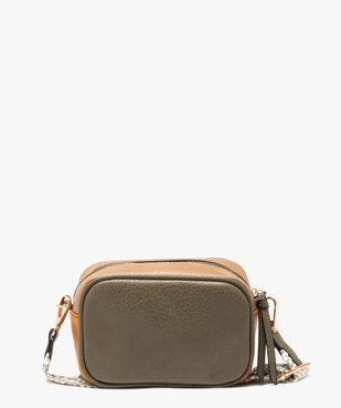 Sac besace compact à bandoulière tissée amovible femme vue1 - GEMO (ACCESS) - GEMO