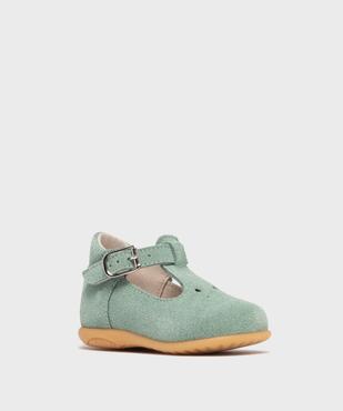 Chaussures babies en cuir suédé bébé - Na! vue2 - NA! - GEMO
