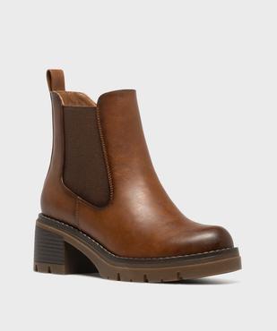Chelsea boots à semelle crantée femme - 5 Miles vue2 - 5 MILES GEMO FOR GOOD - GEMO