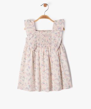 Robe sans manches à motifs fleuris bébé fille - LuluCastagnette vue1 - LULUCASTAGNETTE - GEMO