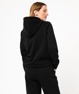 Sweat à capuche intérieur molletonné femme vue3 - GEMO(FEMME PAP) - GEMO