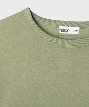 Sweat en molleton moelleux garçon vue2 - GEMO (JUNIOR) - GEMO