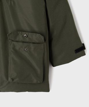 Parka à capuche avec doublure douillette garçon vue4 - GEMO 4G GARCON - GEMO