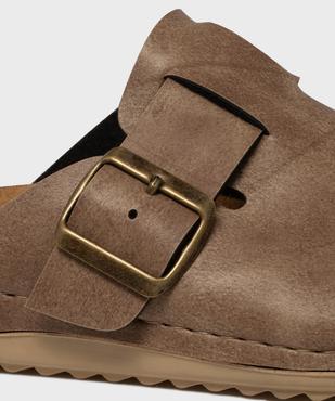 Sabots semelle intérieure cuir confort ultra légères femme - G'flex vue6 - G'FLEX - GEMO