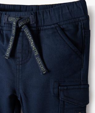 Pantalon de jogging bébé garçon avec ceinture élastique - LuluCastagnette vue2 - LULUCASTAGNETTE - GEMO