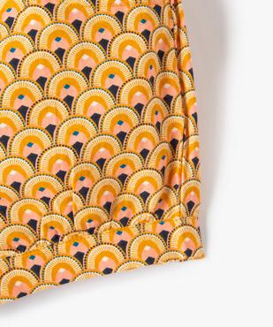 Short bébé fille à motifs fleuris vue2 - GEMO(BEBE DEBT) - GEMO