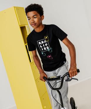 Tee-shirt manches courtes avec motifs colorés garçon - Fall Guys vue1 - AMONG US - GEMO