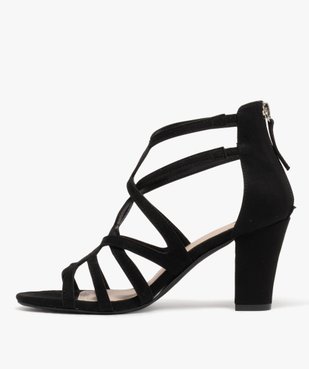 Sandales multibrides à talon femme vue4 - VALENTINA BALDA - GEMO