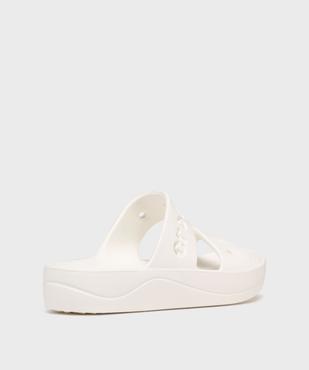 Mules de piscine femme à double brides perforées - Crocs vue4 - CROCS - GEMO