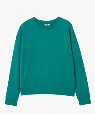 Sweat femme uni intérieur bouclettes vue4 - PREMIER PRIX BY GEMO - GEMO