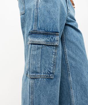 Jean coupe cargo avec poches à rabat femme vue6 - GEMO 4G FEMME - GEMO