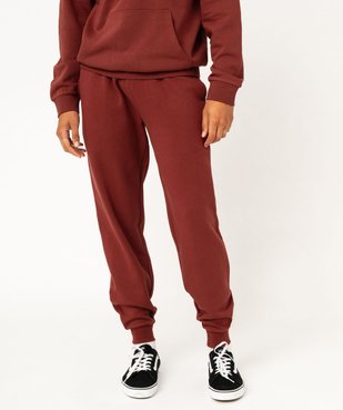 Pantalon de jogging molletonné homme vue1 - GEMO 4G HOMME - GEMO