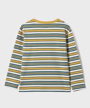 Tee-shirt rayé col rond garçon vue3 - GEMO (ENFANT) - GEMO