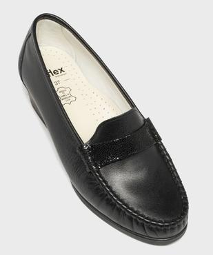 Mocassins confort dessus cuir femme vue5 - G'FLEX GEMO FOR GOOD - GEMO