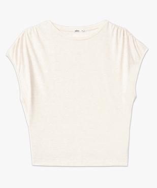 Tee-shirt femme loose et pailleté vue4 - GEMO(FEMME PAP) - GEMO