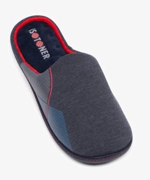 Chaussons homme mules confort en feutrine - Isotoner vue5 - ISOTONER - GEMO