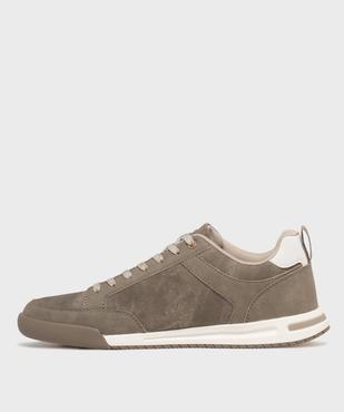 Tennis en toile look urbain homme - Urban Steps vue3 - URBAN STEPS GEMO FOR GOOD - GEMO