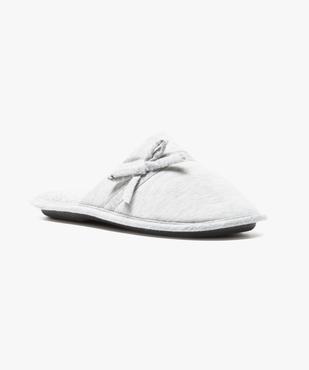 Mules en jersey motif étoiles vue2 - GEMO(HOMWR FEM) - GEMO